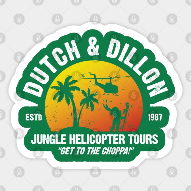 Dutch and Dillon Sticker by PopCultureShirts